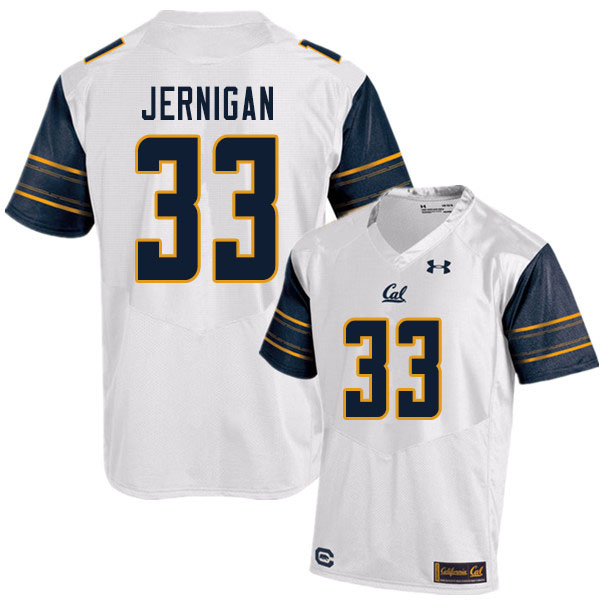 Men #33 Myles Jernigan Cal Bears UA College Football Jerseys Sale-White - Click Image to Close